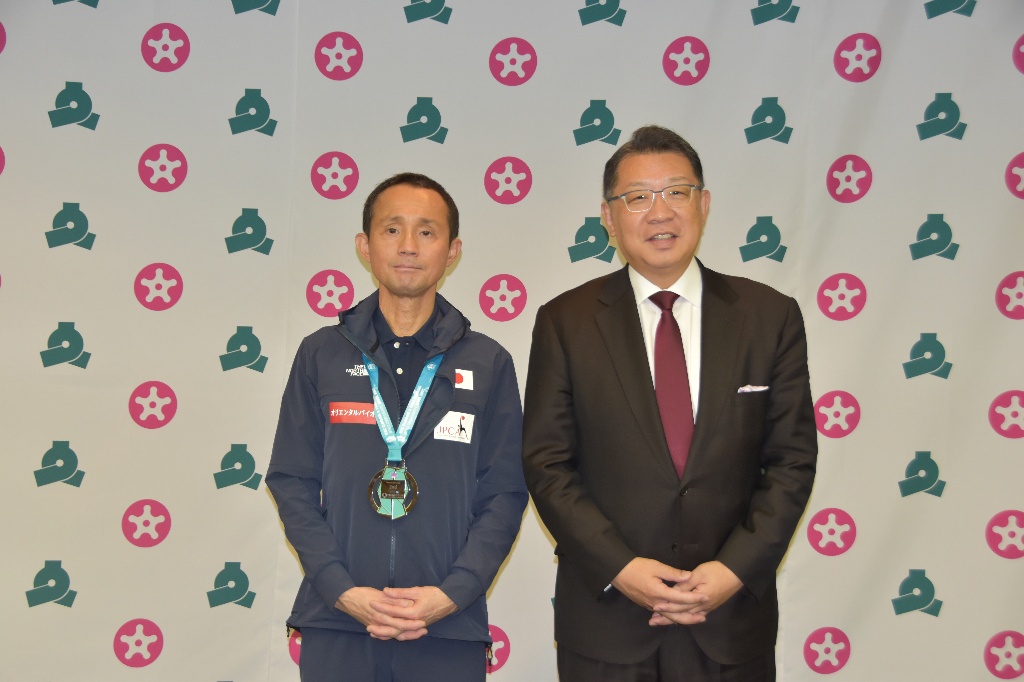 表敬訪問の様子