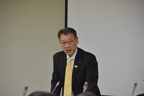 名取顕一文京区議会議長挨拶の画像