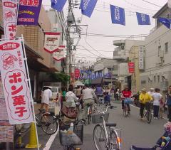 写真：商店街