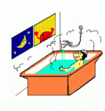 入浴の画像