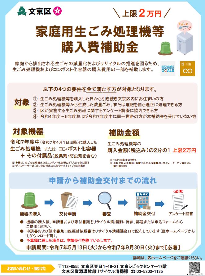 生ごみ処理機チラシ