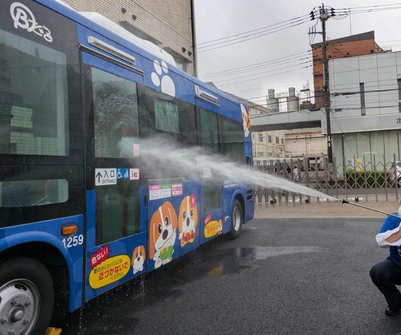 画像2:洗車ツアーの様子