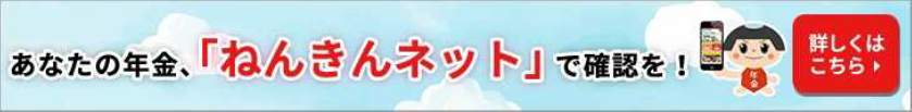 「ねんきんネット」ホームページ
