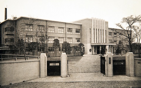 大塚にあった跡見女学校（昭和8年）