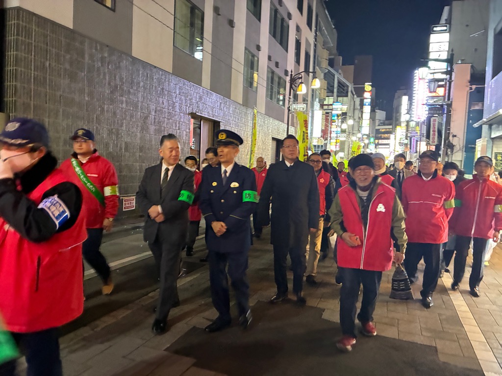 パトロールしている様子