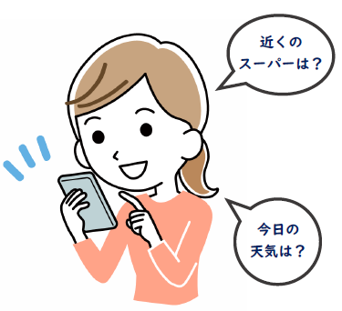 スマホ基礎講座AI入門編イメージイラスト