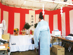 画像：簸川神社例大祭の風景
