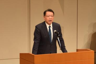 区長挨拶の様子