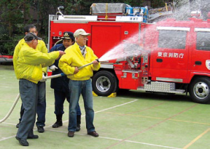 画像：防火・防災訓練