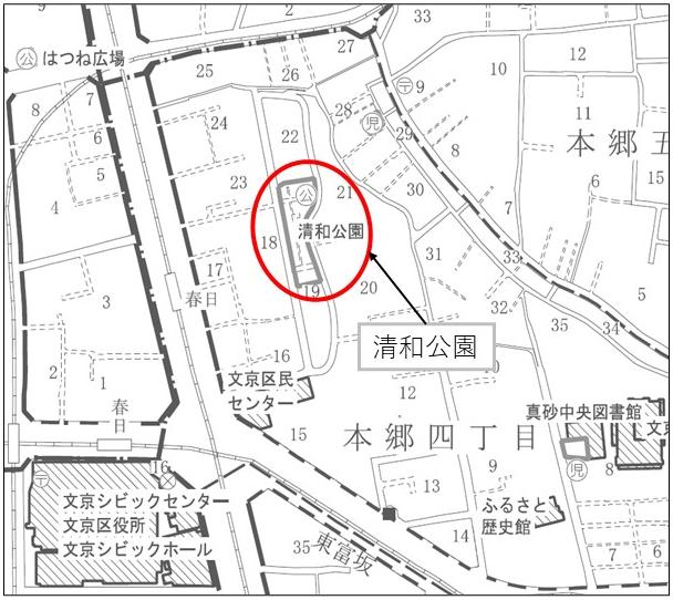清和公園位置図