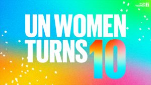 UN Women設立10周年を祝う画像