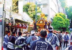 画像：湯島神社祭礼