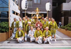 画像：簸川神社例大祭町会役員