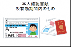 免許証とパスポートのイラスト