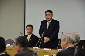 菊田隆盛岡市議会市政調査会会長挨拶の画像